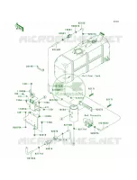 Fuel Evaporative SystemCA per Kawasaki Mule 4010 Trans4x4 2011