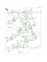 Starter Motor FD620DE485832 per Kawasaki Mule 4010 Trans4x4 2011