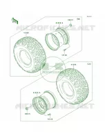 WheelsTires per Kawasaki Mule 4010 Trans4x4 2011