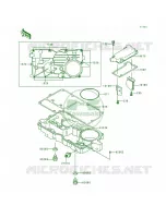 Breather CoverOil Pan per Kawasaki Concours 1998