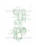 Crankcase Bolt Pattern per Kawasaki Concours 1998