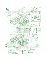 Crankcase per Kawasaki Concours 1998