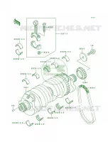 Crankshaft per Kawasaki Concours 1998