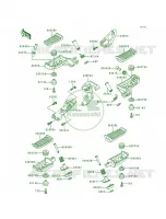 Footrests per Kawasaki Concours 1998