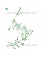 Frame per Kawasaki Concours 1998