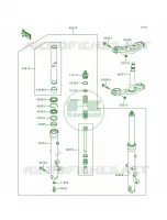 Front ForkZG1000 A10 A13 per Kawasaki Concours 1998