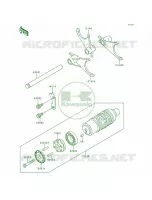Gear Change DrumShift Forks per Kawasaki Concours 1998