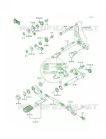 Gear Change Mechanism per Kawasaki Concours 1998