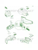 Labels per Kawasaki Concours 1998