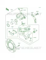 Rear Brake per Kawasaki Concours 1998