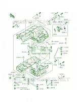 Crankcase per Kawasaki Concours 1997