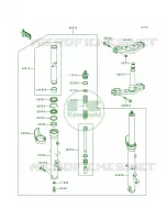 Front ForkZG1000 A14 per Kawasaki Concours 1997