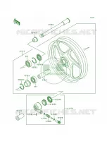 Front Wheel per Kawasaki Concours 1997