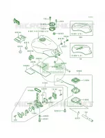 Fuel Tank per Kawasaki Concours 1997