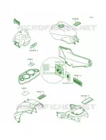 Labels per Kawasaki Concours 1997
