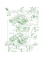 Crankcase per Kawasaki Concours 1996