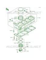 CylinderPistons per Kawasaki Concours 1996