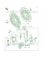 Front Brake per Kawasaki Concours 1996