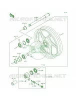 Front Wheel per Kawasaki Concours 1996