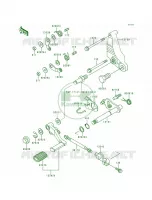 Gear Change Mechanism per Kawasaki Concours 1996