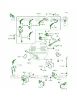 Ignition SwitchLocksReflectors per Kawasaki Concours 1996