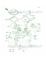 Air Cleaner per Kawasaki MULE 610 4X4 2010