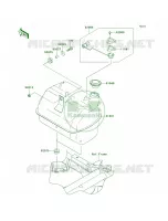 Fuel TankCNUS per Kawasaki MULE 610 4X4 2010