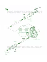 Rear Axle per Kawasaki MULE 610 4X4 2010