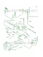 Cables per Kawasaki MULE 610 4X4 HARDWOODS GREEN HD 2008