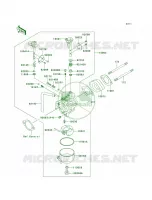 Carburetor per Kawasaki MULE 610 4X4 HARDWOODS GREEN HD 2008