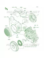 Cooling per Kawasaki MULE 610 4X4 HARDWOODS GREEN HD 2008