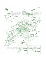 Frame FittingsRear per Kawasaki MULE 610 4X4 HARDWOODS GREEN HD 2008