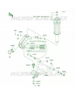 Suspension per Kawasaki MULE 610 4X4 HARDWOODS GREEN HD 2008