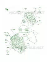 Crankcase per Kawasaki MULE 610 4X4 XC 2010