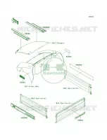 DecalsBlackDCF per Kawasaki MULE 610 4X4 XC 2010