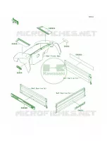 DecalsBlueDBF per Kawasaki MULE 610 4X4 XC 2010