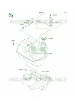 Fuel TankDAFCNUS per Kawasaki MULE 610 4X4 XC 2010