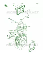 Cylinder Head per Kawasaki MULE 2010 2007