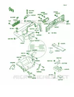 Frame FittingCover per Kawasaki MULE 2010 2007