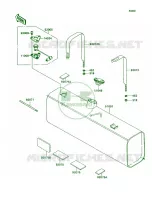 Fuel Tank per Kawasaki MULE 2010 2007