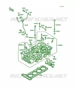 Cylinder Head per Kawasaki Concours 1994