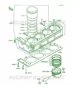 CylinderPistons per Kawasaki Concours 1994