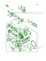 Drive ShaftFinal Gear per Kawasaki Concours 1994