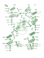 Footrests per Kawasaki Concours 1994