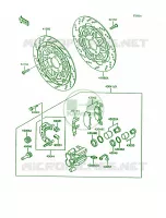 Front BrakeZG1000 A9 per Kawasaki Concours 1994