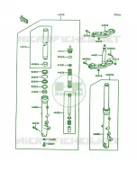 Front ForkZG1000 A9 per Kawasaki Concours 1994
