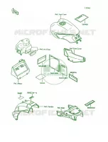 Labels per Kawasaki Concours 1994