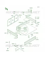 AccessoryCarrierScreen per Kawasaki MULE 2510 4X4 2007