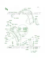 Front Fenders per Kawasaki MULE 2510 4X4 2007