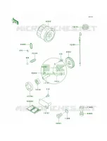 Oil PumpOil Filter per Kawasaki MULE 2510 4X4 2007